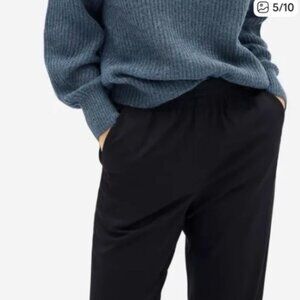 Everlane The Italian GoWeave Easy Pant - Black Size 12